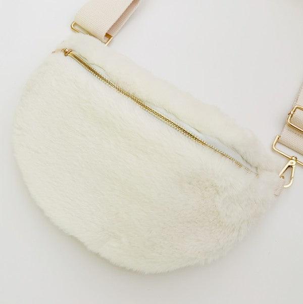 Butter Soft Furly Sling Bag - Blu Lotus Boutique