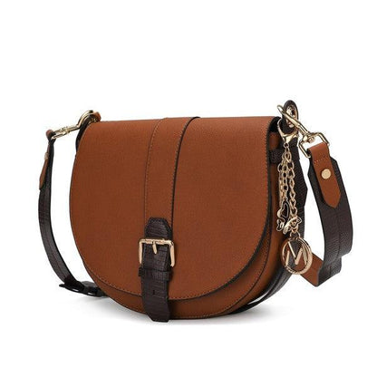 MKF Ayla Snake-Embossed Shoulder Bag by Mia K - Blu Lotus Boutique