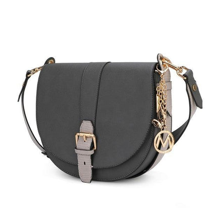 MKF Ayla Snake-Embossed Shoulder Bag by Mia K - Blu Lotus Boutique