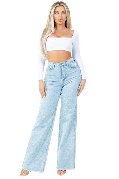 Brooklyn Studded Jean - Blu Lotus Boutique