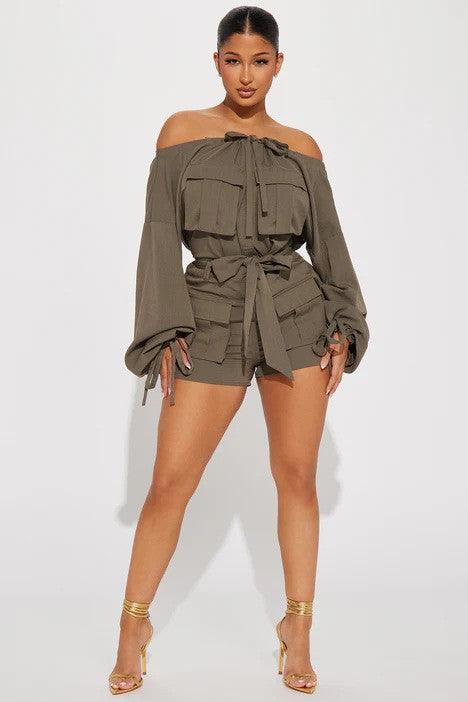 WOMEN FASHION ROMPER - Blu Lotus Boutique