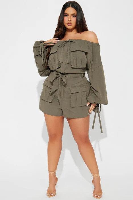 WOMEN FASHION ROMPER - Blu Lotus Boutique