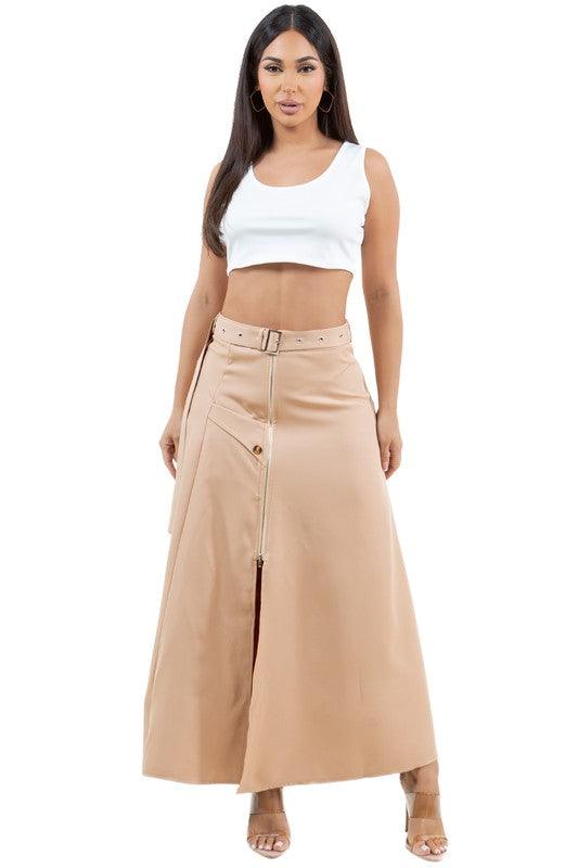 WOMEN FASHION LONG MAXI SKIRTS - Blu Lotus Boutique