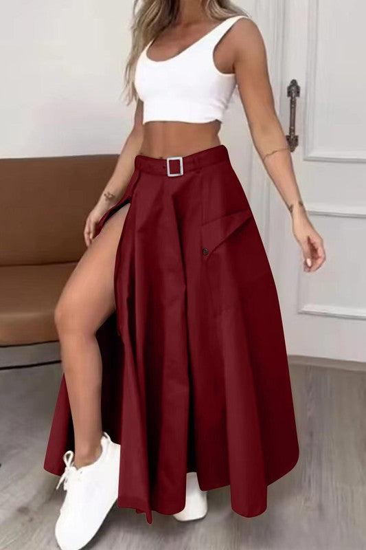 WOMEN FASHION LONG MAXI SKIRTS - Blu Lotus Boutique