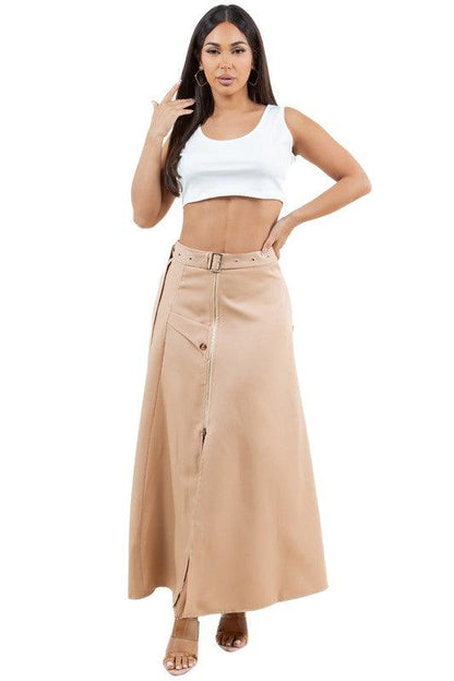 WOMEN FASHION LONG MAXI SKIRTS - Blu Lotus Boutique