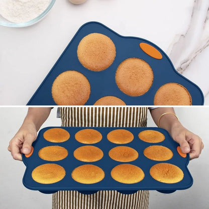 31 pieces silicone baking pans set, nonstick bakeware sets, non - stick silicone molds, with metal reinforced frame more strength - Blu Lotus Boutique