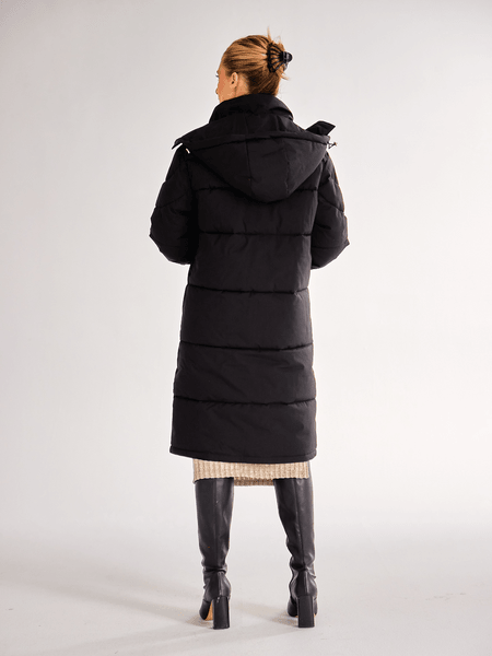 Longline Padded Coat - Blu Lotus Boutique