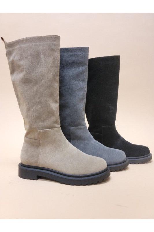 UNA-LONG BOOTS - Blu Lotus Boutique