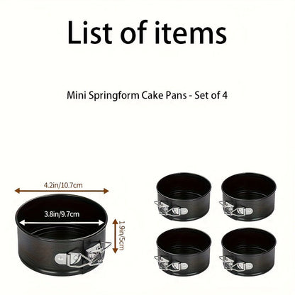 3pc NonStick Lockable Springform Cake Pan Set 49 - Blu Lotus Boutique
