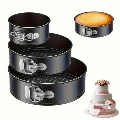 3pc NonStick Lockable Springform Cake Pan Set 49 - Blu Lotus Boutique