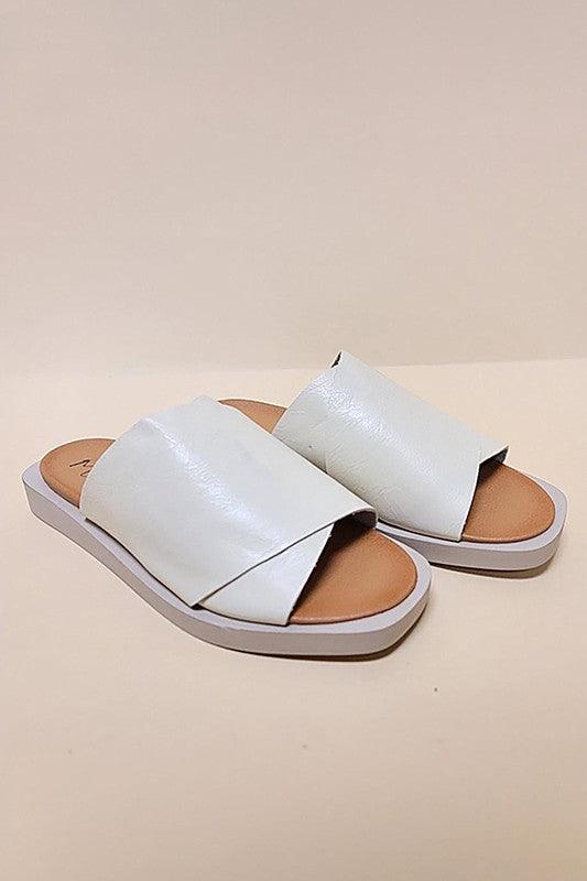 D-JASPER-CASUAL SLIDE SANDALS - Blu Lotus Boutique