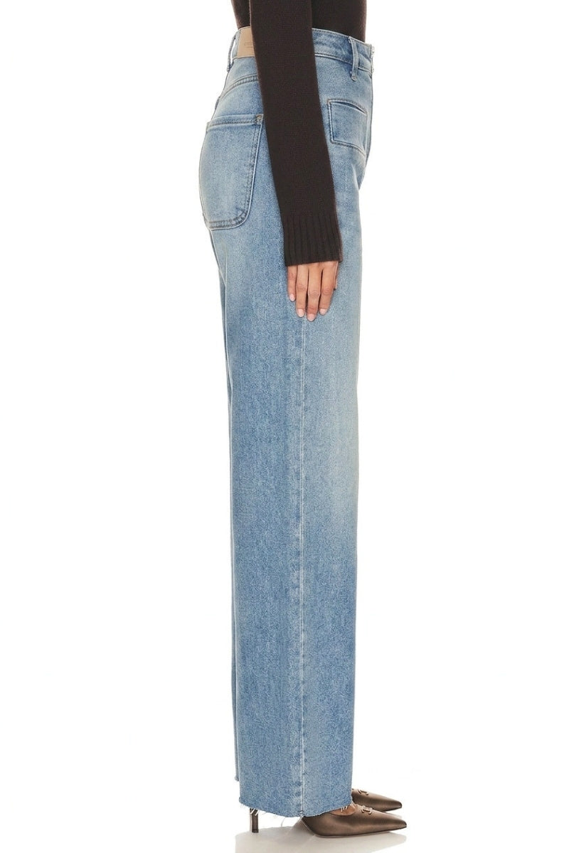 Noemi Eco Friendly Front Pocket Detail High Rise Flare Jeans