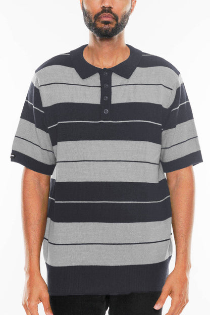 East Side Striped Polo Shirt