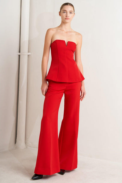 NOIR CONTOUR WOVEN PANTS