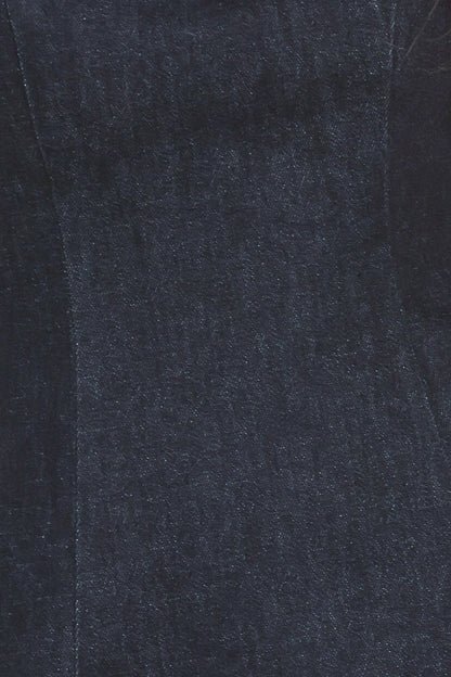 NIGHT OUT FLOUNCE DENIM MINI DRESS