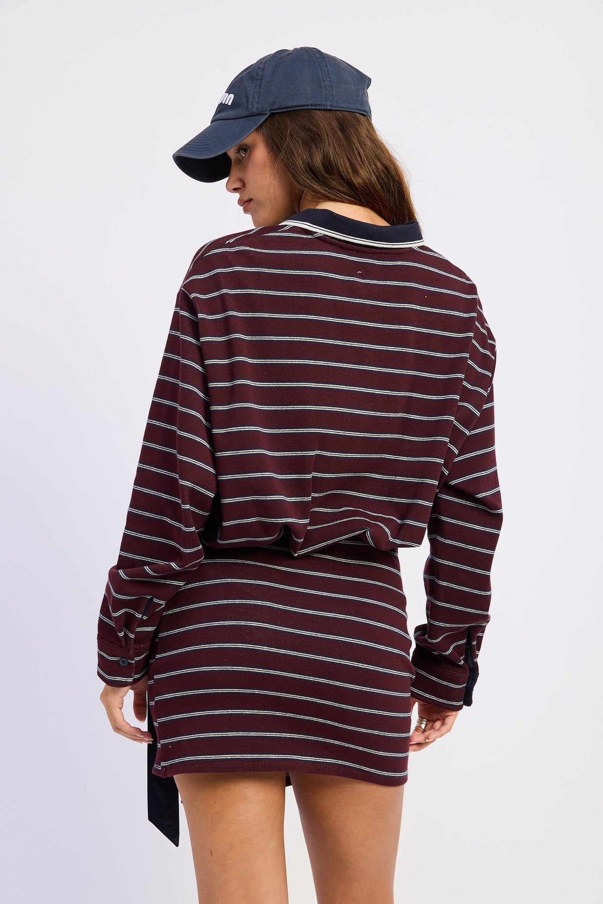 Striped Casual Long Sleeve Dress