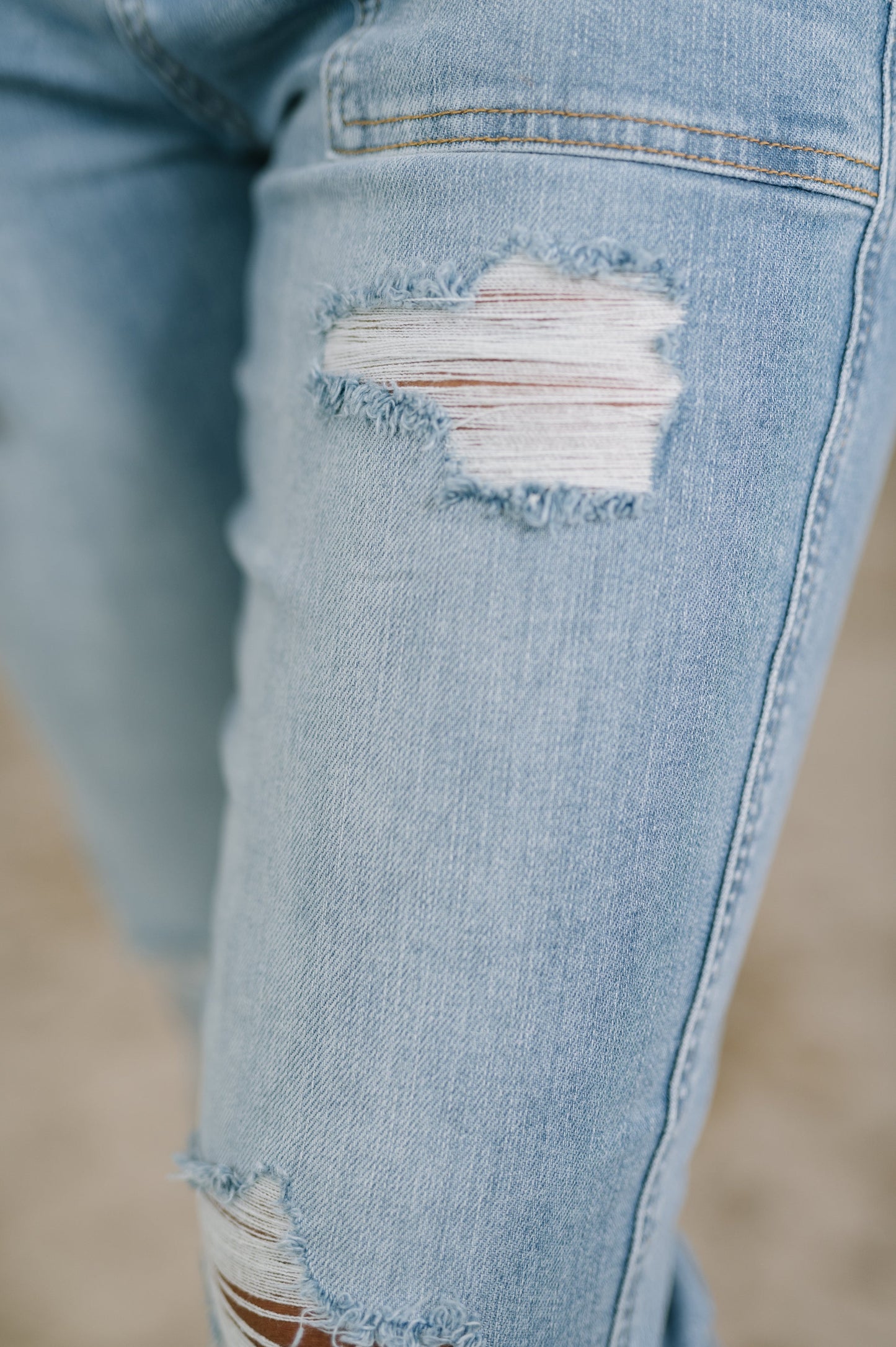 Judy Blue High Rise Patch Pocket Distressed Boyfriend Jeans