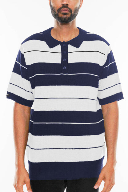 East Side Striped Polo Shirt
