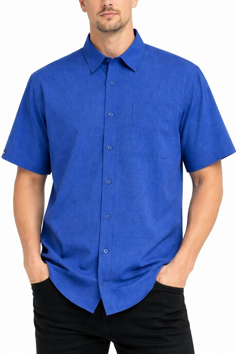 Melange Short Sleeve Shirt