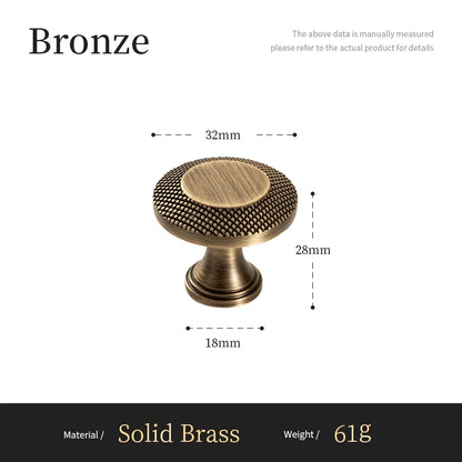 Santaya Knurled Grid Antique Brass Kitchen Cabinet Handle Bronze Pulls Kitchen Cabinets T Bar Pull Hardware Cupboard Drawer Knob