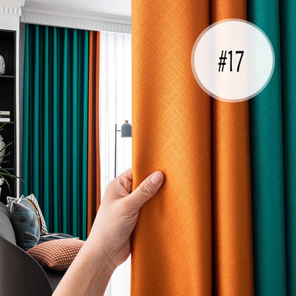 Modern Thermal Insulated Noise Reducing 100% Blackout Curtains for Bedroom Living Room Luxury Drapes Prague Style Custom Decor