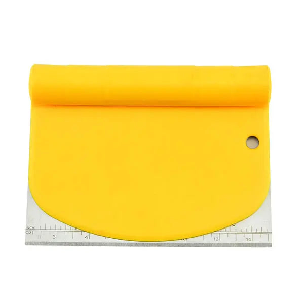 Bench Scraper for Baking Stainless Steel Dough Cutter and Scraper Tool Food Chopper Pizza Cutter Multi-Purpose Kitchen Gadgets
