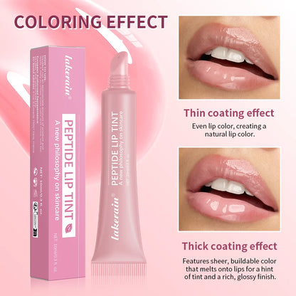 10ml Lip Glaze Moisturizing Jelly Lip Enrichment Oil Lasting Water Light Glass Lip Plump Oil Remove Line Lip Protection Serum