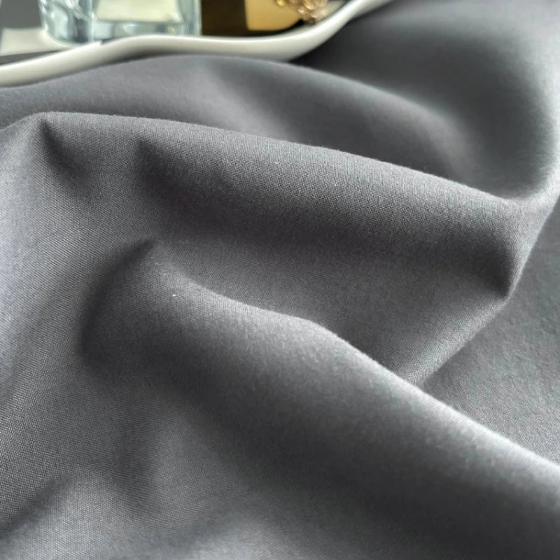 Nordic Luxury Egyptian Cotton Duvet Cover Bedding Set with fitted Sheet and Pillowcases