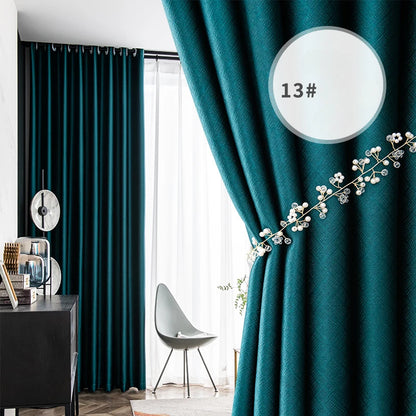 Modern Thermal Insulated Noise Reducing 100% Blackout Curtains for Bedroom Living Room Luxury Drapes Prague Style Custom Decor
