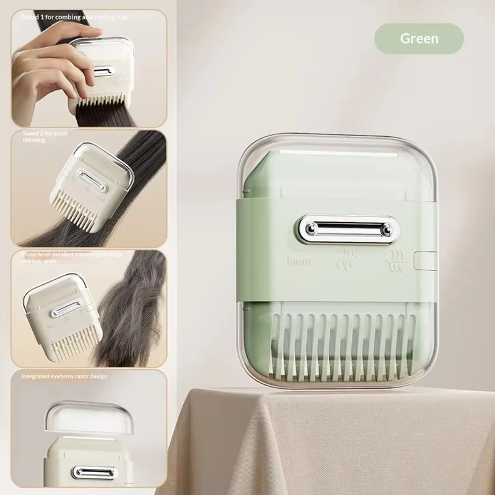 Double Headed Hair Cutting Trimmer Combs Multifunctional Thinning Beauty Manual Bangs Cutter Haircut Styling Shaving Remover