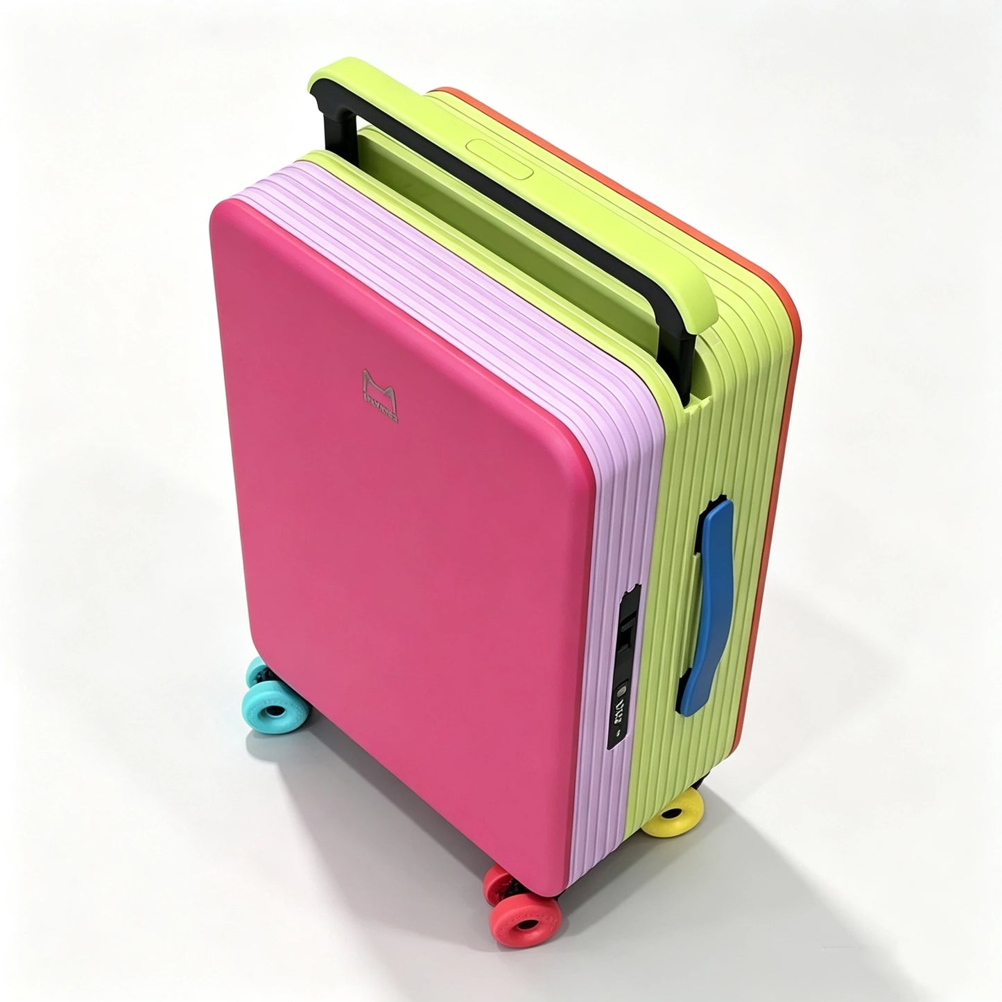 Multi-color Dopamine Fashion Suitcase Zipperless Travel Suitcase