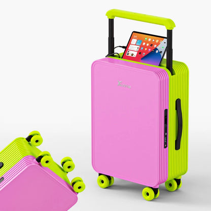 2026 New Centered Wide-Rod 20-Inch Carry-on Bag with Password Lock