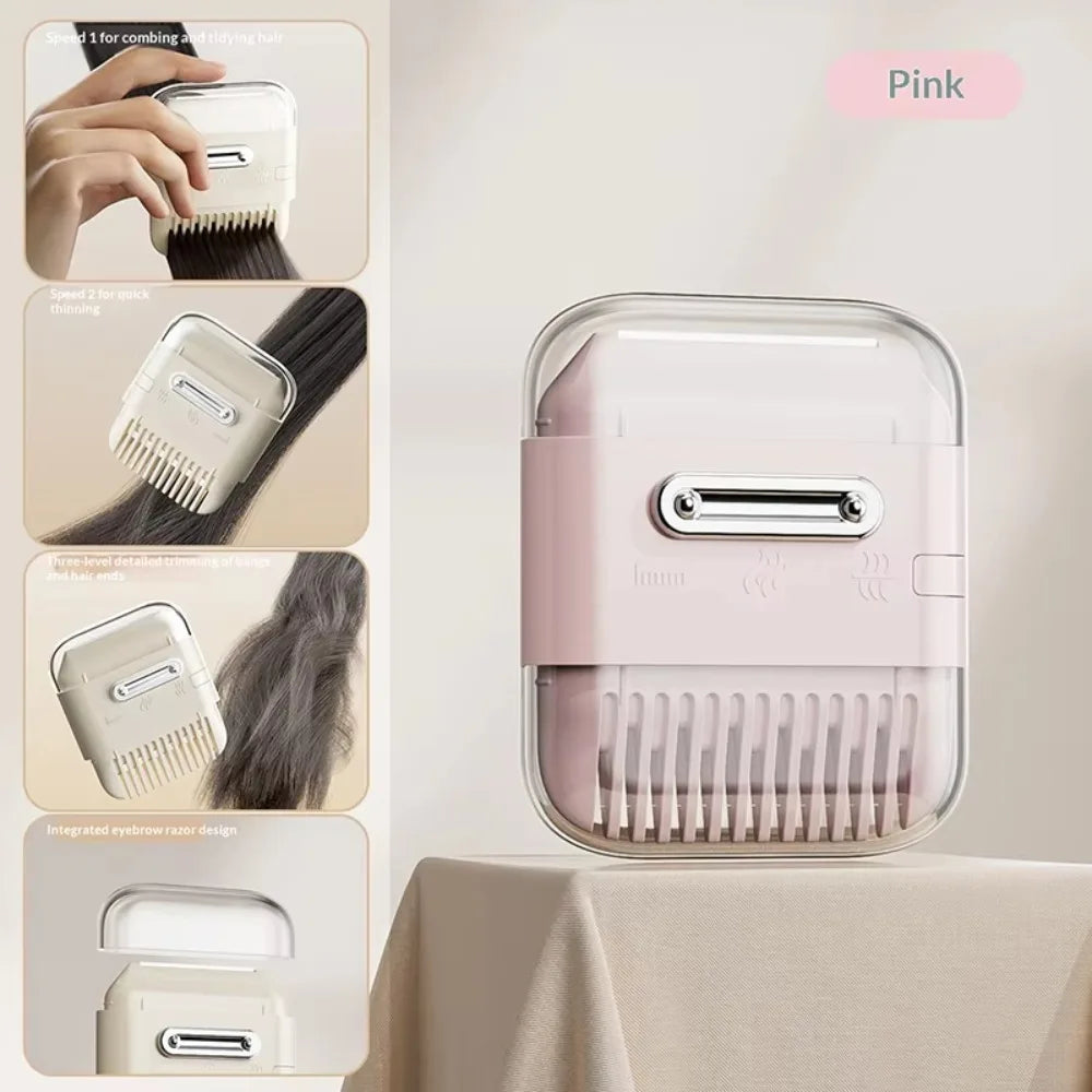 Double Headed Hair Cutting Trimmer Combs Multifunctional Thinning Beauty Manual Bangs Cutter Haircut Styling Shaving Remover