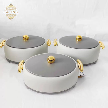 Wholesale Gift 3Pcs Set Thermal Hot Pot Containers Sets for Cookware 2.0L+2.5L+3.0L Food Casserole Food Warmers