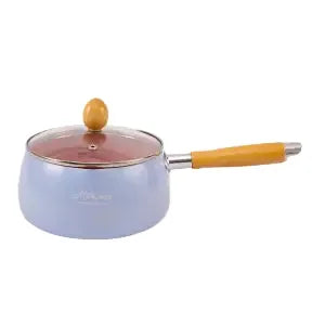 Kitchen Pot 16 CM Mini Milk Pans Christmas Gift Chocolate Milk Soup No-Stick Cooking Pot General Use for Gas & Induction Cooker