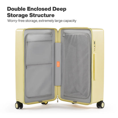 Mixi Large-Capacity Suitcase 24 26nch Checked in Rolling Wheels PC Luggage TSA Lock Trolley Case Travel Suitcases Trunk M9301