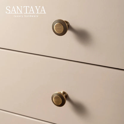 Santaya Knurled Grid Antique Brass Kitchen Cabinet Handle Bronze Pulls Kitchen Cabinets T Bar Pull Hardware Cupboard Drawer Knob