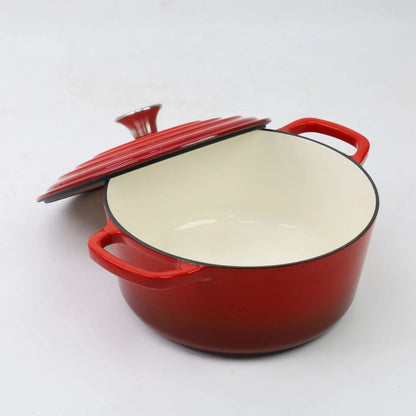 Multicolor Enamel Cooking Pot Casserole Set Cast Iron Cookware Set Induction Dutch Oven Casserole