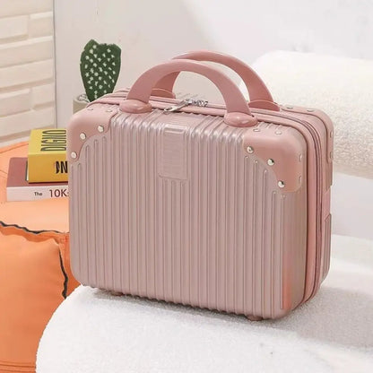 Hot Sales 14 inch Travel Suitcase Mini Hand Makeup Case Luggage Travel Cosmetic Box For Women