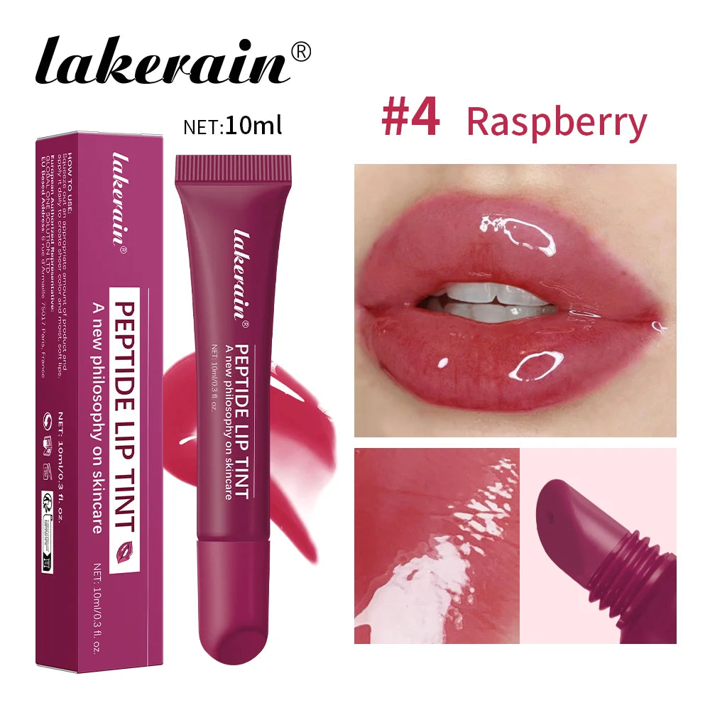 10ml Lip Glaze Moisturizing Jelly Lip Enrichment Oil Lasting Water Light Glass Lip Plump Oil Remove Line Lip Protection Serum