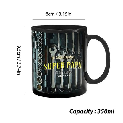 Mechanic Toolbox Set Mug Tea Cup Coffee Cup For Mechanics Mechanic Toolbox Pattern Funny Birthday Gifts Creative Ceramic Mug