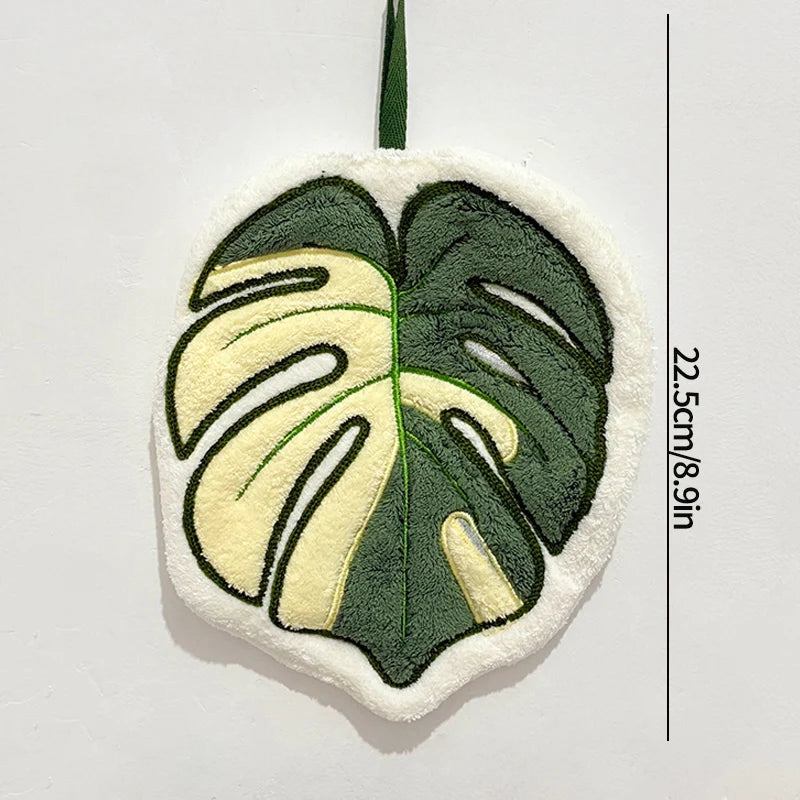 Creative Hand Towel Handkerchief Kitchen Towels Super Absorbent Towel Hanging Cleaning Cloth Bathroom Kitchen Accessories 손수건