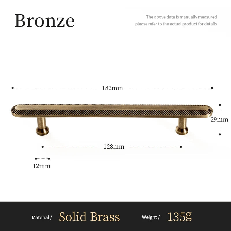 Santaya Knurled Grid Antique Brass Kitchen Cabinet Handle Bronze Pulls Kitchen Cabinets T Bar Pull Hardware Cupboard Drawer Knob