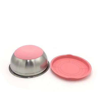 7 Colors Stainless Steel Mixing Bowl With Lid Home Kitchen Egg Mixer Salad Bowls Non-slip Silicone Bottom Food Storage Bowl Set