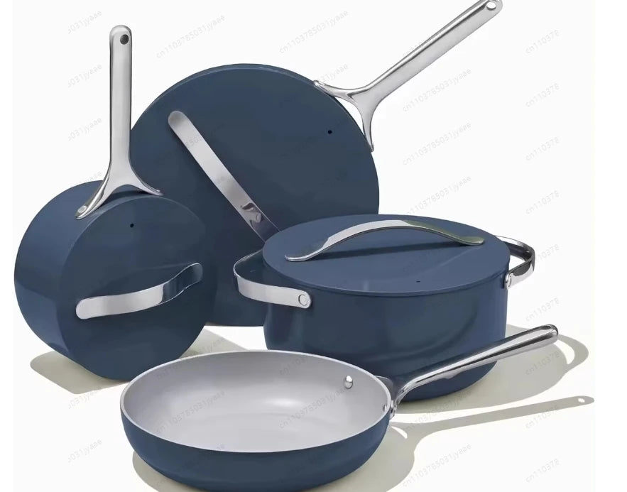4-Piece Cookware Set, Stockpots 24cm/4.1L, 28cm/6.3L, 18cm/1.9L, 28cm/4L, Kitchen Starter Pots & Pans