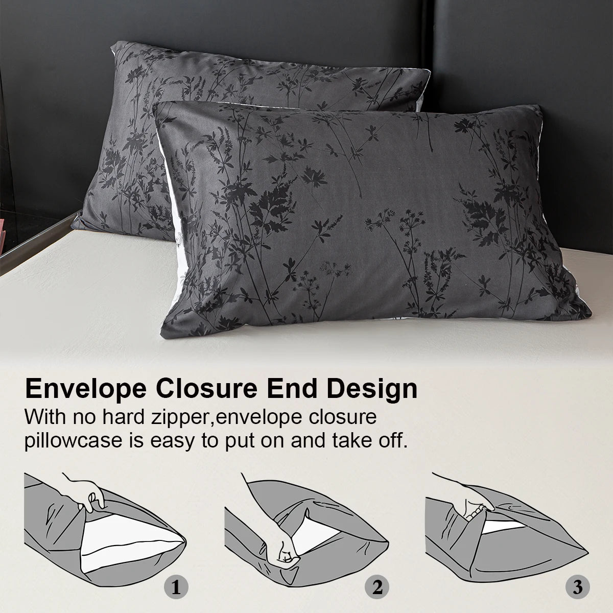 3pcs Zhusheng Kongye Pattern Print Duvet Cover Set, Soft Skin-Friendly Bedding Set Includes 1 Duvet Cover And 2 Pillowcases