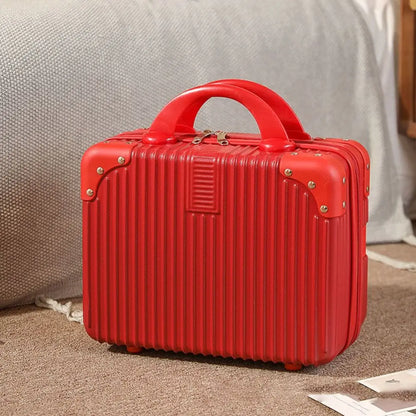 Hot Sales 14 inch Travel Suitcase Mini Hand Makeup Case Luggage Travel Cosmetic Box For Women