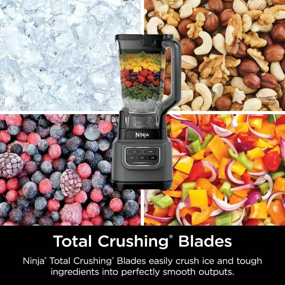 Proional 72 Oz Countertop Blender with 1000-Watt Base and Total Crushing Technology or-Smoothies, Ice and rozen ruit, Black (Ren