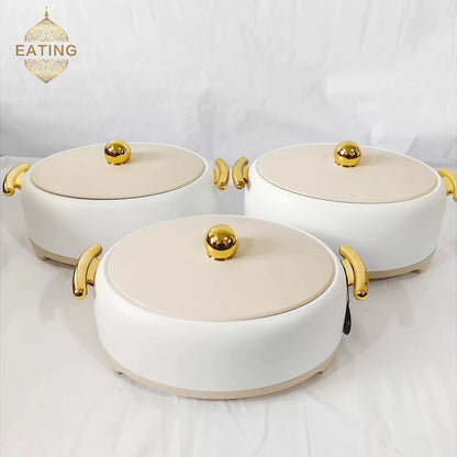 Wholesale Gift 3Pcs Set Thermal Hot Pot Containers Sets for Cookware 2.0L+2.5L+3.0L Food Casserole Food Warmers