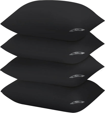 King Size Bed Pillows for Sleeping 4 Pack,Luxury Hotel Pillows,Comfortable and Supportive,Machine Washable,Suitable for Stomach